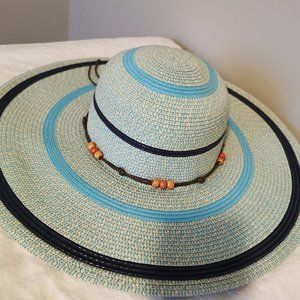 Teal Beach Hat